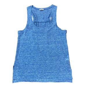 NWOT Splendid Sample Heather Blue Linen Rayon Tie Back Tank Top Women's Size S